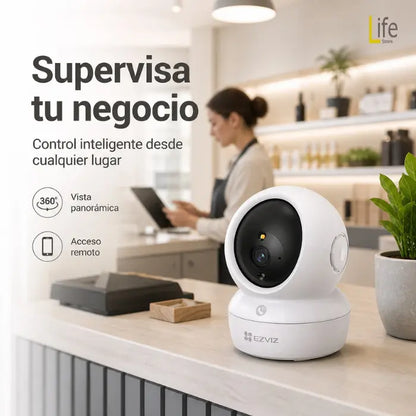 Kit 4 cámaras EZVIZ interiores (2 movimiento 2MP + 2 fijas 2MP) con 4 micro SD 32GB