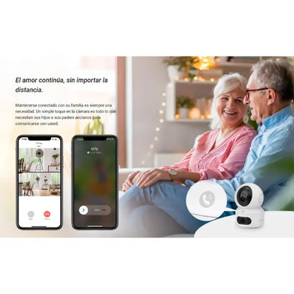 Cámara de seguridad 8MP wifi doble lente gran angular 108° y con movimiento 360° EZVIZ hasta 512GB interiores
