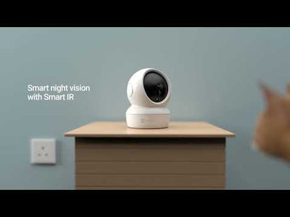 Cámara de seguridad 2MP wifi con movimiento 360° EZVIZ hasta 512GB interiores