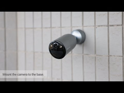 Cámara de seguridad 3MP fija wifi 4g con batería recargable 5200mah lente 108° EZVIZ hasta 512GB exteriores IA personas / vehículos