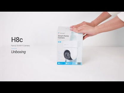 Cámara de seguridad 2MP wifi con movimiento 360° EZVIZ hasta 512GB exteriores 4mm